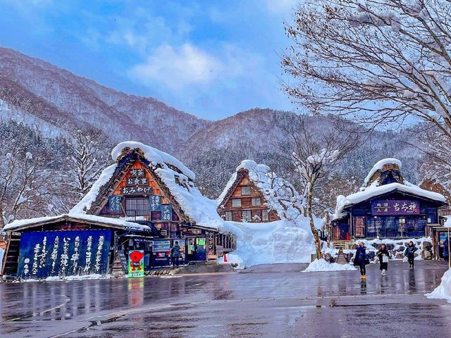 【岐阜】冬の絶景！白川郷の合掌造り集落❄