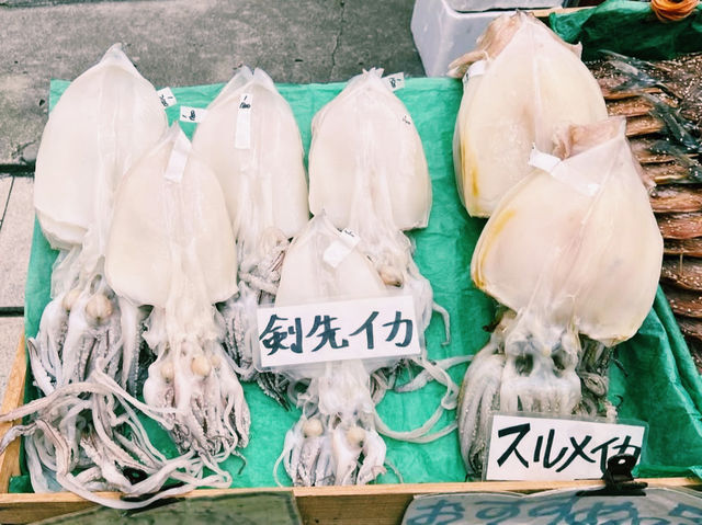 新鮮な海の幸がずらり🐟活気あふれる呼子の朝市！
