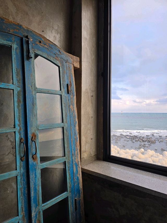 흐려도 운치있던 부산 감성 오션뷰카페💛