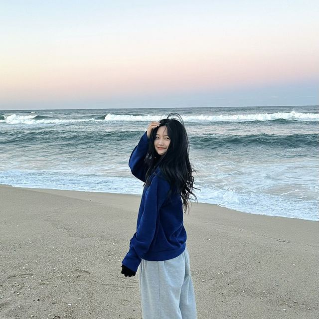 너무 예쁜 강릉 바다 < 강문해변 > 💙