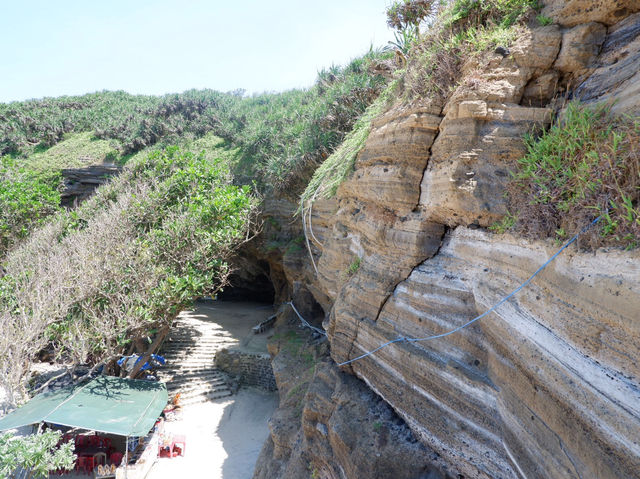 Amazing cave in Ly Son island
