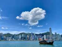 來去香港維多利亞港看海景！