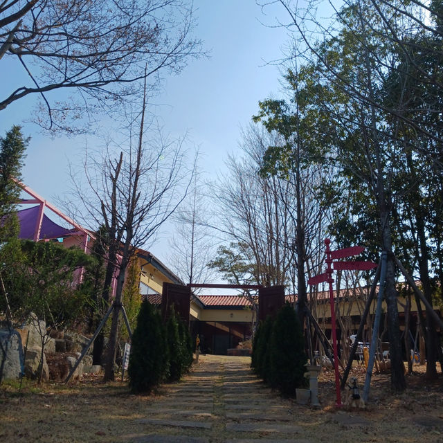진주 랄라콜린, 핑크빛 감성의 완벽한 카페