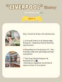 Liverpool itinerary for family& Kids 