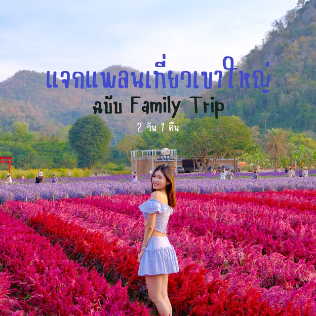 แจกแพลนเที่ยวเขาใหญ่ 2 วัน 1 คืน ฉบับ Family Trip