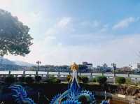 龍潭大池踩船賞美景