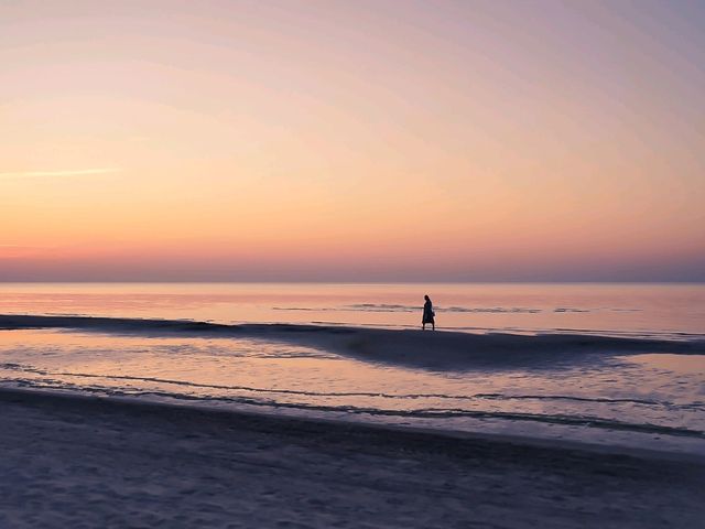 Chasing the Sunset at Jūrmala Beach, Latvia