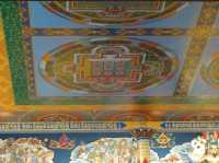 Tibetan Temple in Mysore, India—Namdroling Monastery Golden Temple