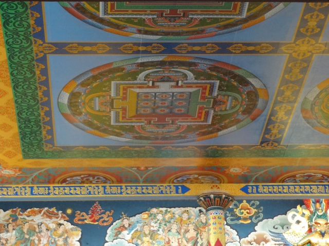 Tibetan Temple in Mysore, India—Namdroling Monastery Golden Temple