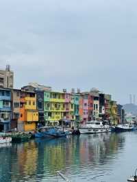 Zhengbin Port Color Houses เมืองจีหลง ไต้หวัน