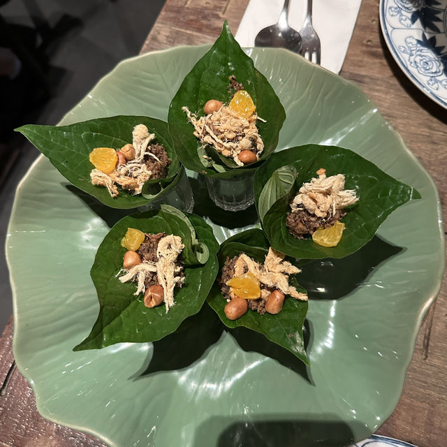 By surprise, I found a Michelin Thai restaurant at Sathorn