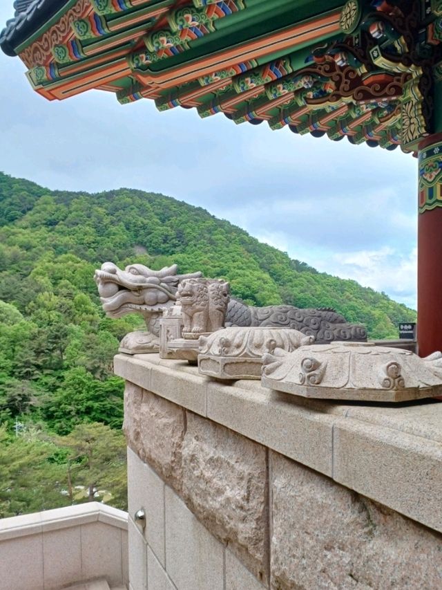 산속에 숨어 있는 알록달록 단청 사찰