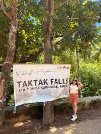 Chasing waterfalls at Taktak Falls in Sta. Monica, Surigao del Norte!