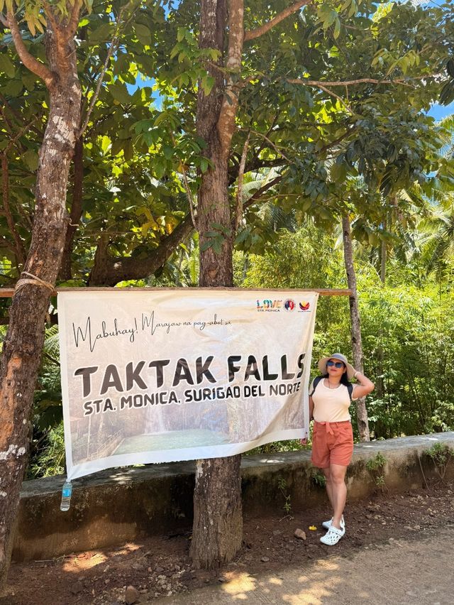 Chasing waterfalls at Taktak Falls in Sta. Monica, Surigao del Norte!