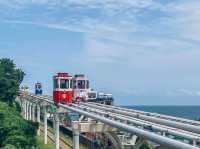 นั่งรถไฟปุ๊กปิ๊กชมวิวริมทะเลที่ปูซาน