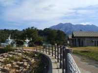鹿兒島｜搭船賞櫻島火山 與迷你粉紅色鳥居「嚴島神社」