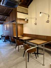 Tai Katsu Burger in a Charming Machiya Café – A Taste of Dogo