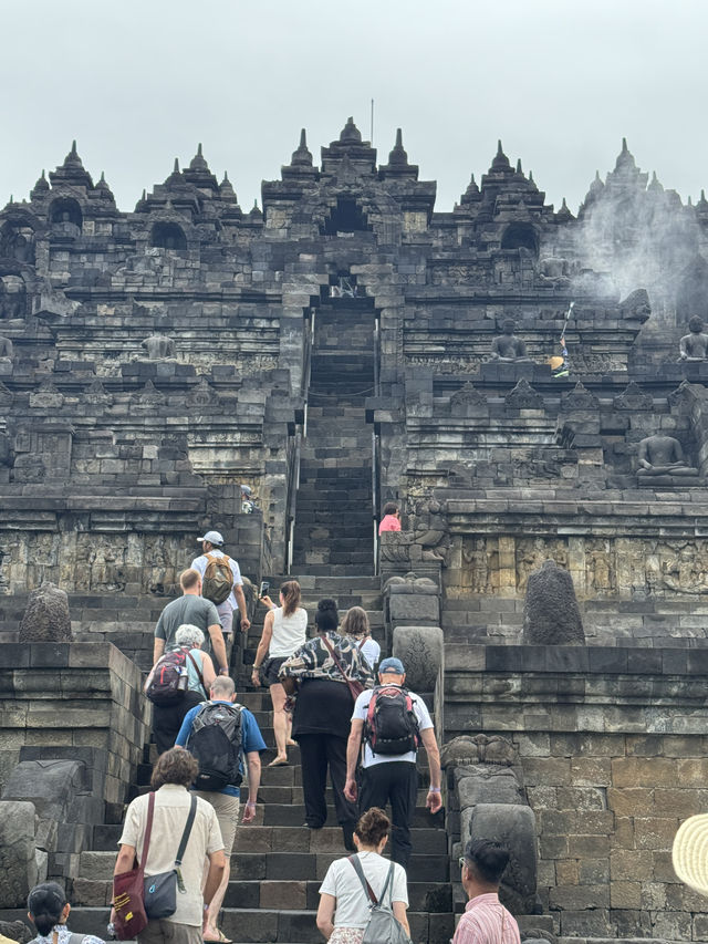 Steps Through Time: A Soulful Morning at Borobudur
