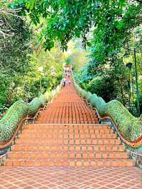 Walking Through Wat Phra That Doi Suthep in Chiang Mai