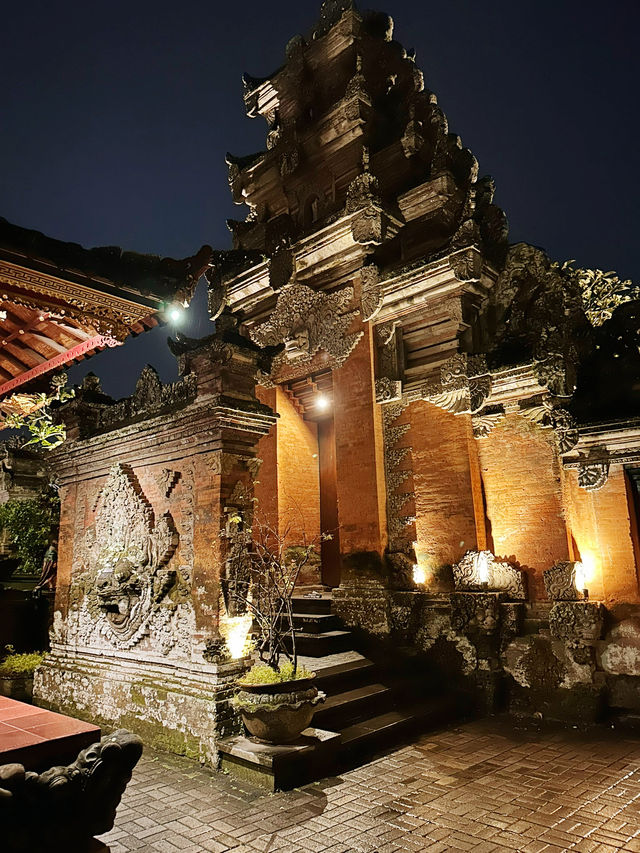 Moonlit Serenity at Saraswati Temple