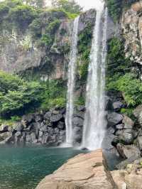 Where Water Meets the Sea: Jeongbang Waterfall, Jeju