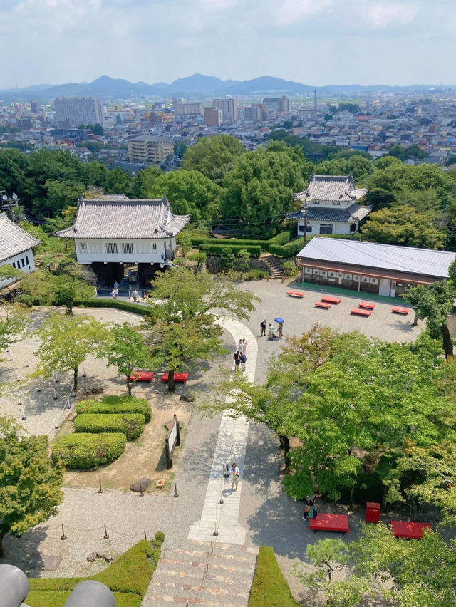 【国宝】犬山城から見下ろす犬山の絶景