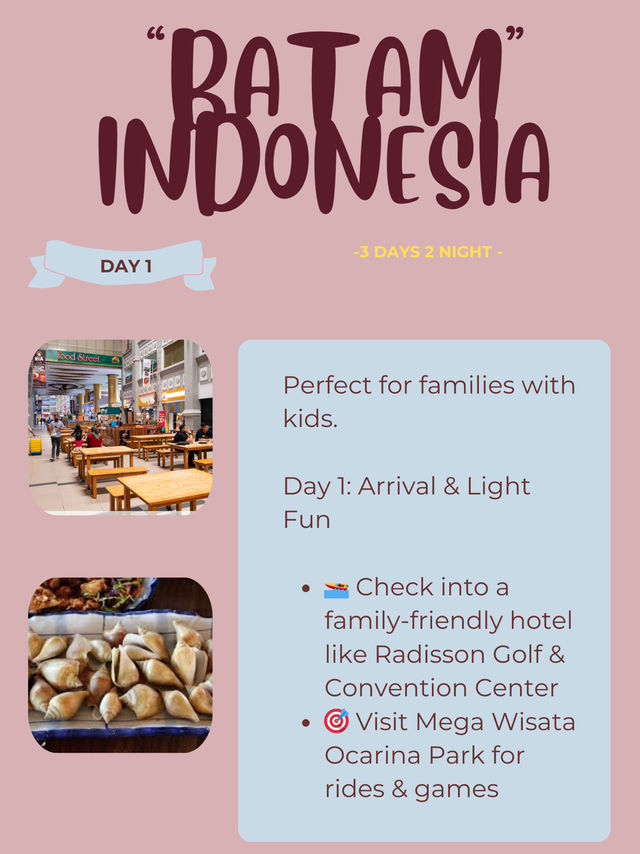 🇮🇩 Batam Itinerary: Family Fun & Theme Parks 🎡🍦