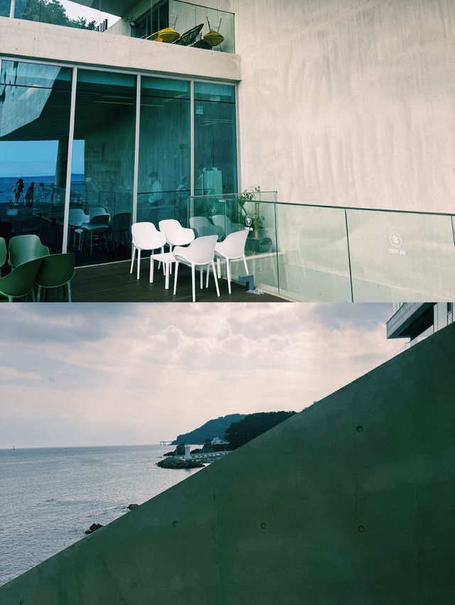 부산 바다를 한눈에 담은 코랄라니 카페의 여유