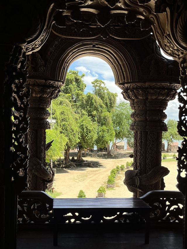 The Sanctuary of Truth: A Wooden Palace Kissed by the Sea 🏯🌊