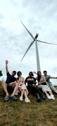 San Lorenzo Wind Farm Lookout Point in Guimaras, Philippines