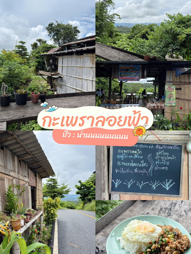 กะเพราหลักสิบ กับวิวหลักล้าน ที่กะเพราลอยฟ้า น่าน