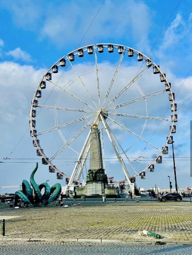 🇧🇪Belgium➖Ride the giant Ferris wheel🎡 and enjoy the beautiful view of Brussels.