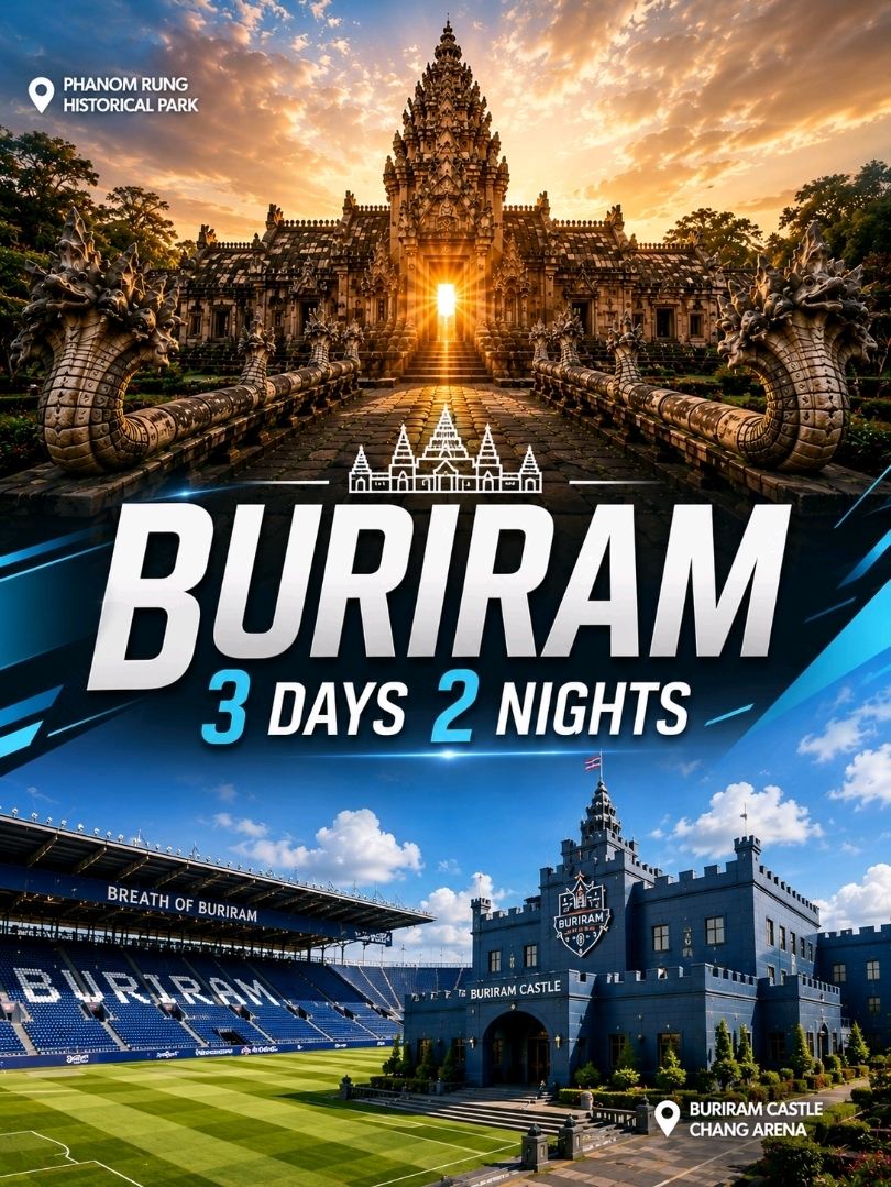 3 Days 2 Nights in Buriram: The City of Two Castles.