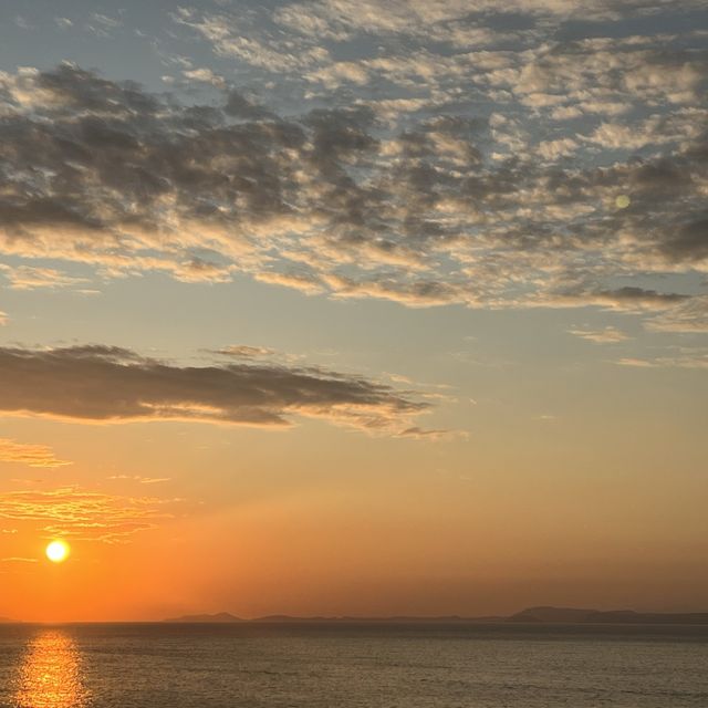 Admiring the sunset 🌅 in Sorrento 🍋