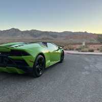 Lamborghini road trip in Las Vegas 