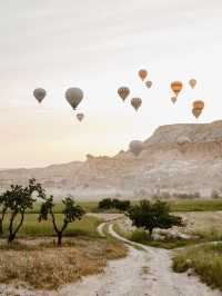 Fantastic sunrise in Cappadocia