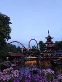 🎠 Sunset & Magic at Tivoli Gardens – Copenhagen's Fairytale Night 🌇✨🎆