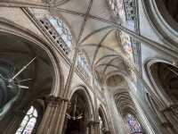 Beautiful gothic church in Normandy 