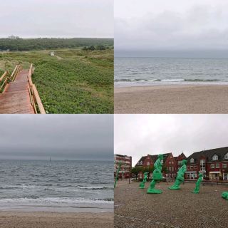 Eckernförde, Husum, and the surrounding coastal nature reserves in Germany, beautiful beaches 