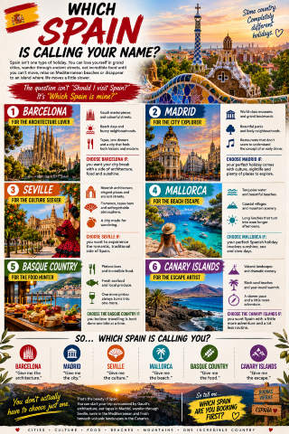 🇪🇸💃Which Spain Is Calling Your Name?