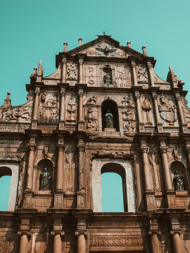 Facade of PORTUGAL in Macau, China😱