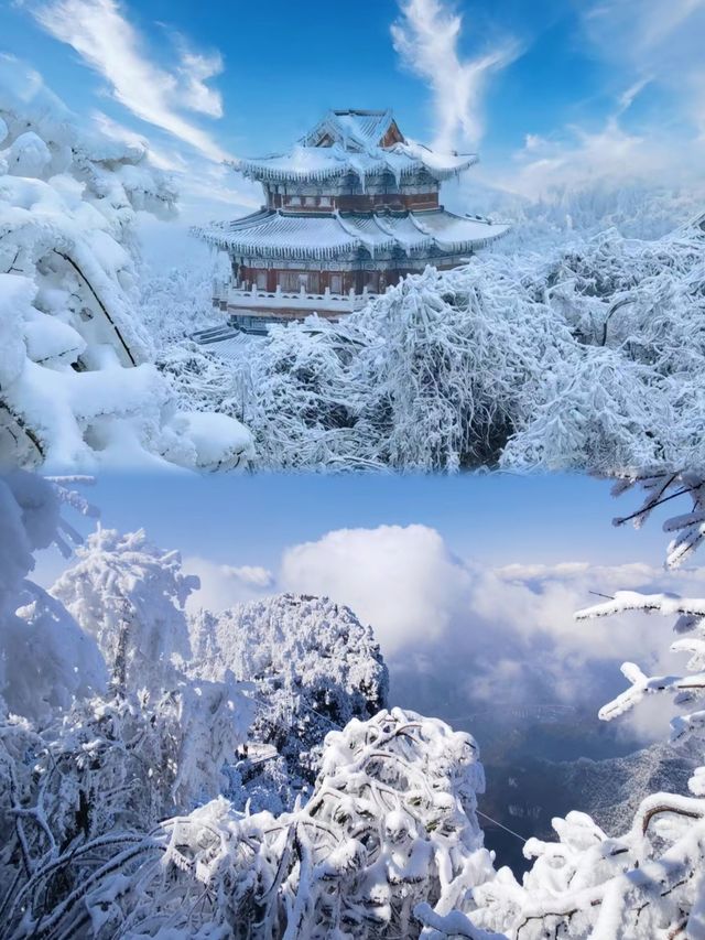 天門山冬季美景大揭祕：雪中的世界如此夢幻！