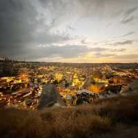 🌅Sunset over GOROME, Cappadocia!😍🌄