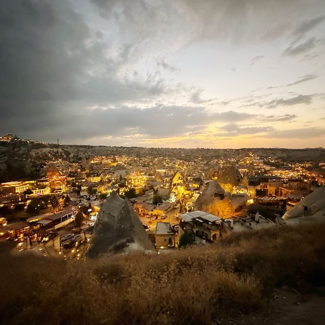 🌅Sunset over GOROME, Cappadocia!😍🌄