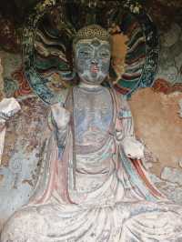 甘肅天水麥積山石窟藝術瑰寶
