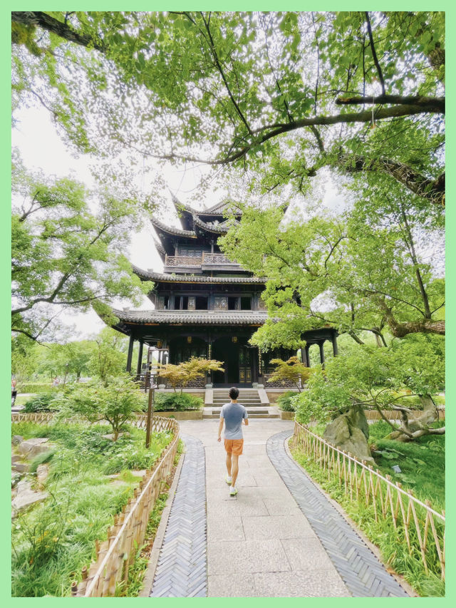 台州旅行台州有東湖風來花自落柳岸碧水潺