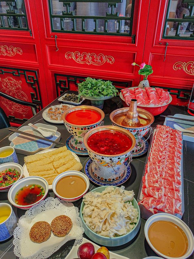 銅鍋涮肉分享。