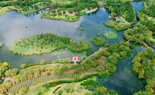 寶豐濕地公園旅遊，環境優美，風景如畫，是休閒遊好去處。