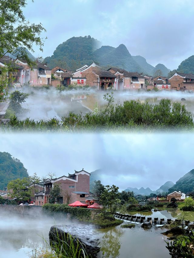 永州江永｜依山傍水的上甘棠村。