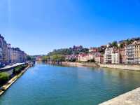 Strolling Along the Rhône River in Lyon